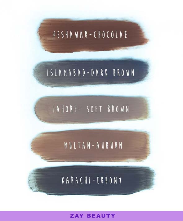 Zay Beauty browahhh powder shades name Zay Beauty browahhh powder shades name