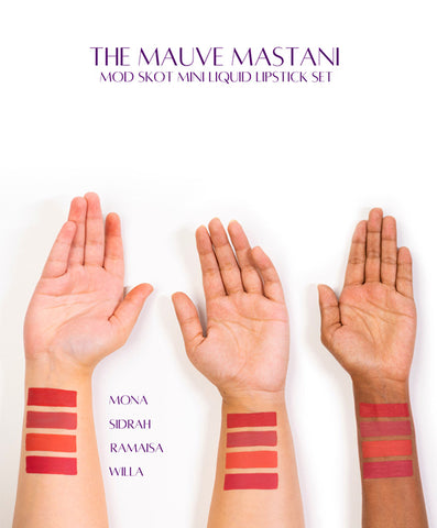 Mod Skot Liquid Lipstick Set - The Mauve Mastani