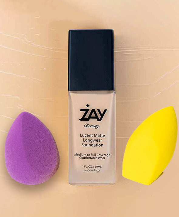Sponge With Lucent Matte Foundation
